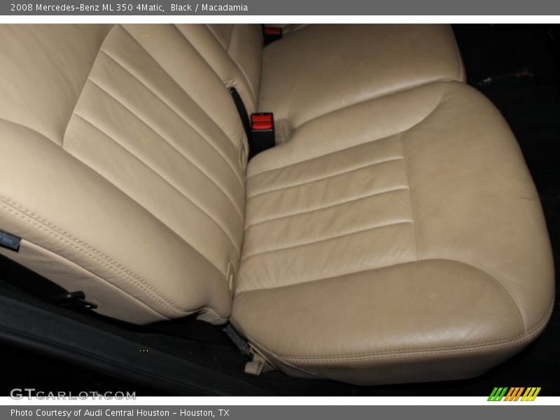 Black / Macadamia 2008 Mercedes-Benz ML 350 4Matic