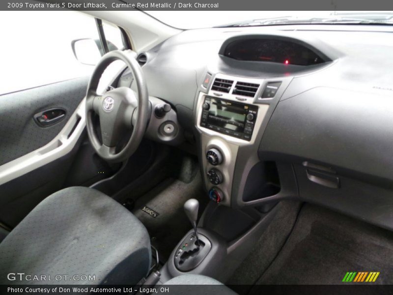 Carmine Red Metallic / Dark Charcoal 2009 Toyota Yaris 5 Door Liftback