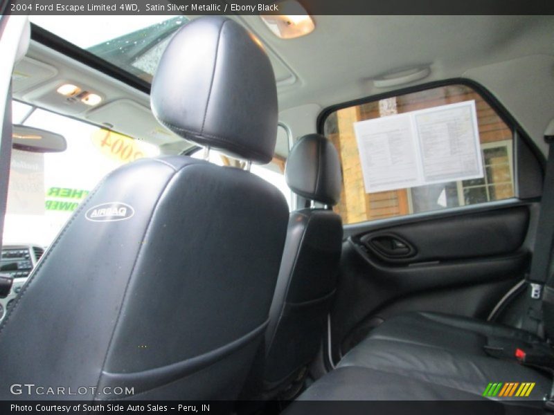 Satin Silver Metallic / Ebony Black 2004 Ford Escape Limited 4WD