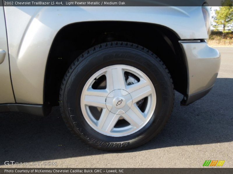 Light Pewter Metallic / Medium Oak 2002 Chevrolet TrailBlazer LS 4x4