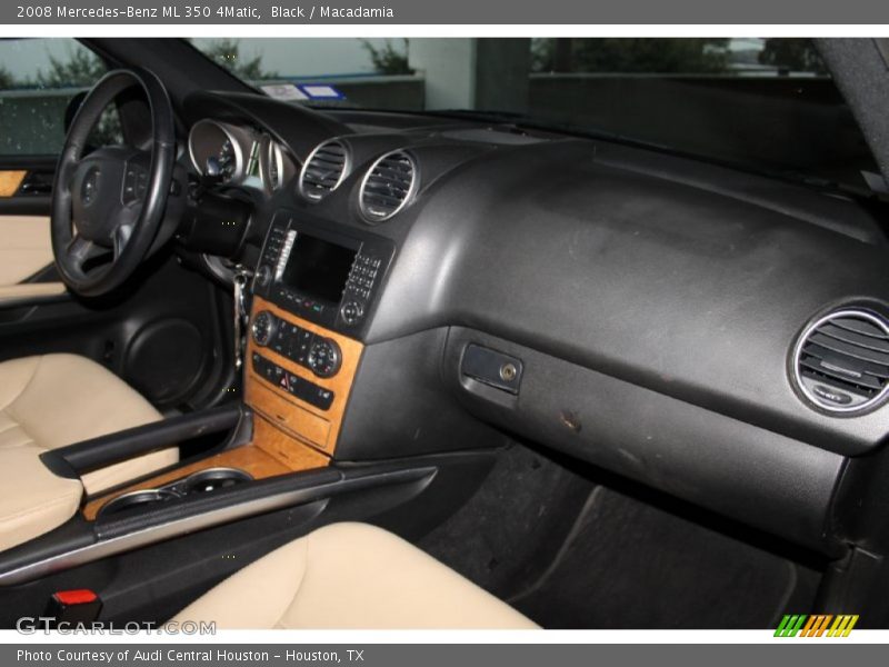 Black / Macadamia 2008 Mercedes-Benz ML 350 4Matic