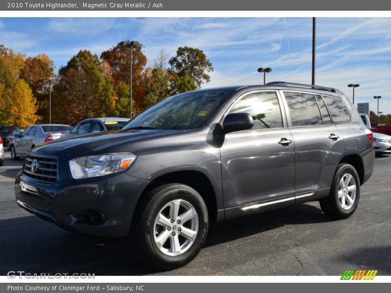 Magnetic Gray Metallic / Ash 2010 Toyota Highlander