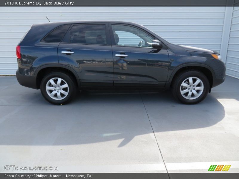 Baltic Blue / Gray 2013 Kia Sorento LX