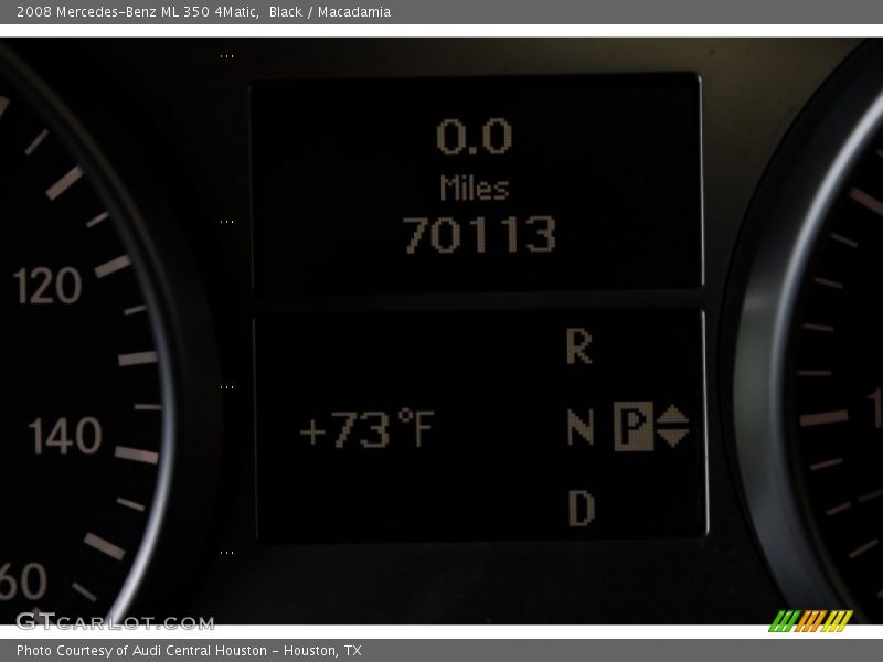 Black / Macadamia 2008 Mercedes-Benz ML 350 4Matic