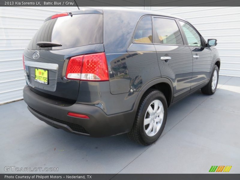 Baltic Blue / Gray 2013 Kia Sorento LX