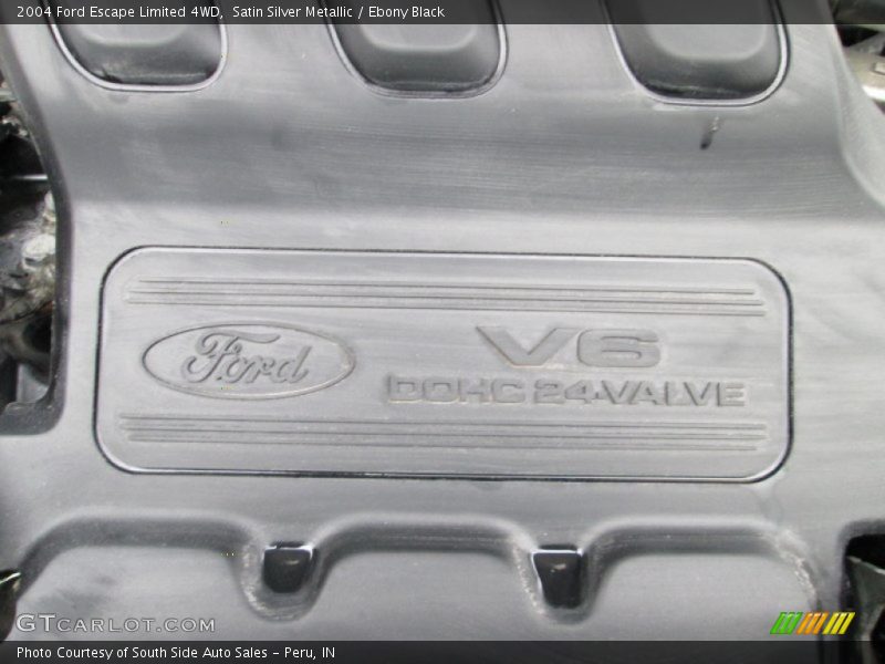 Satin Silver Metallic / Ebony Black 2004 Ford Escape Limited 4WD
