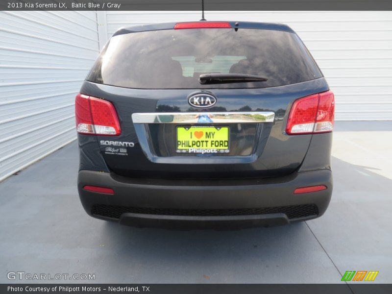 Baltic Blue / Gray 2013 Kia Sorento LX