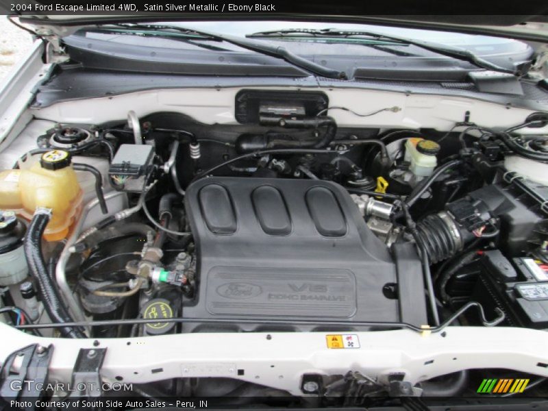 Satin Silver Metallic / Ebony Black 2004 Ford Escape Limited 4WD