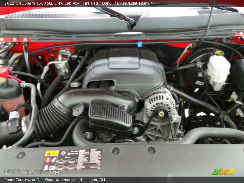 Fire Red / Dark Titanium/Light Titanium 2012 GMC Sierra 1500 SLE Crew Cab 4x4