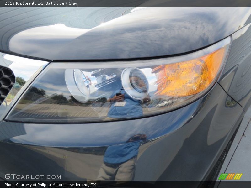 Baltic Blue / Gray 2013 Kia Sorento LX