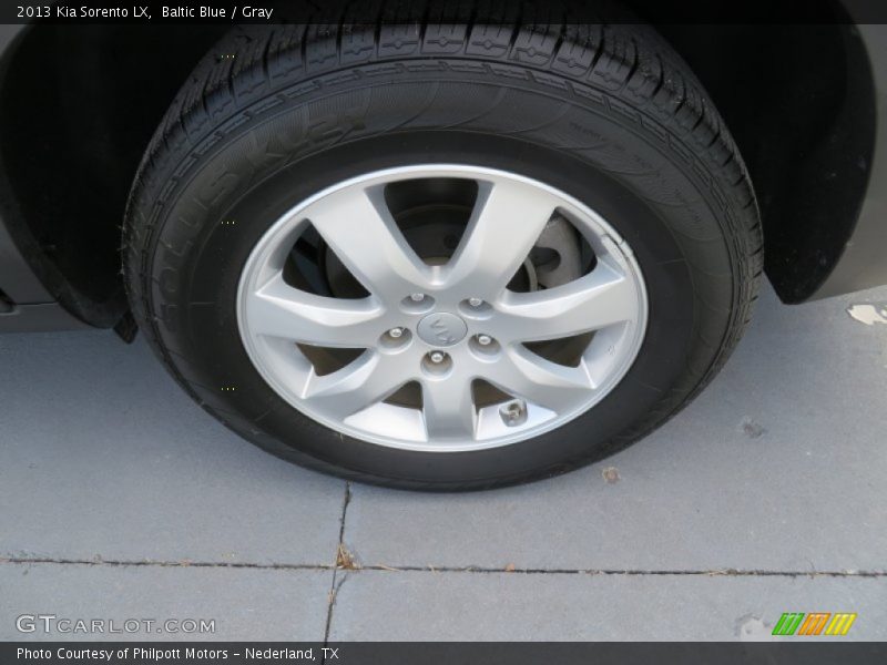Baltic Blue / Gray 2013 Kia Sorento LX