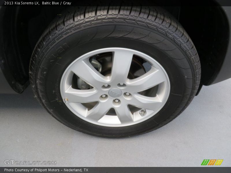 Baltic Blue / Gray 2013 Kia Sorento LX
