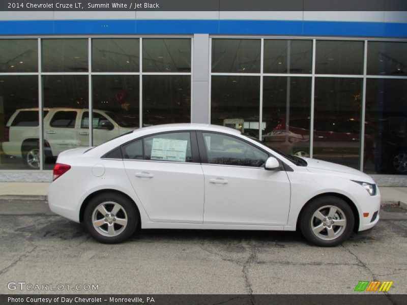 Summit White / Jet Black 2014 Chevrolet Cruze LT