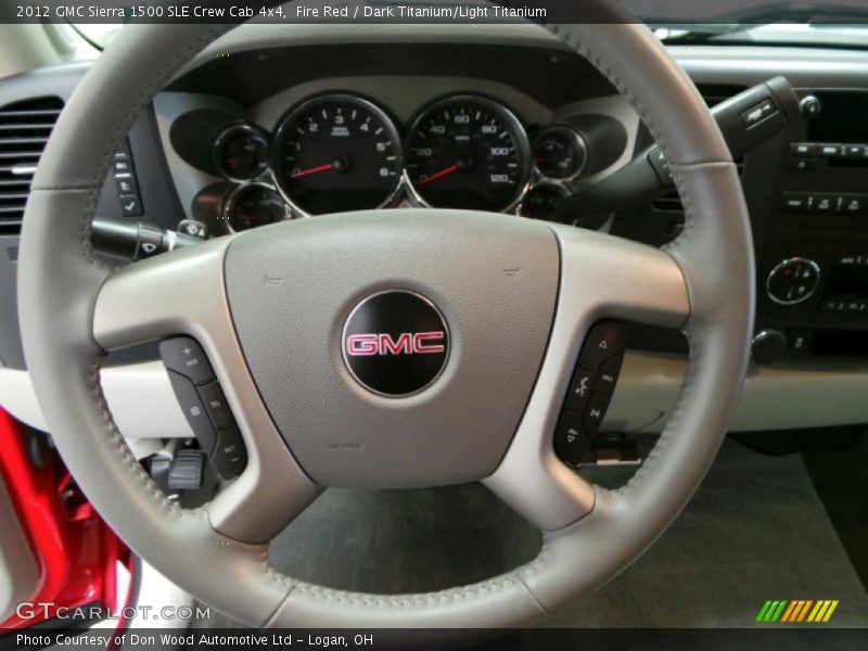 Fire Red / Dark Titanium/Light Titanium 2012 GMC Sierra 1500 SLE Crew Cab 4x4