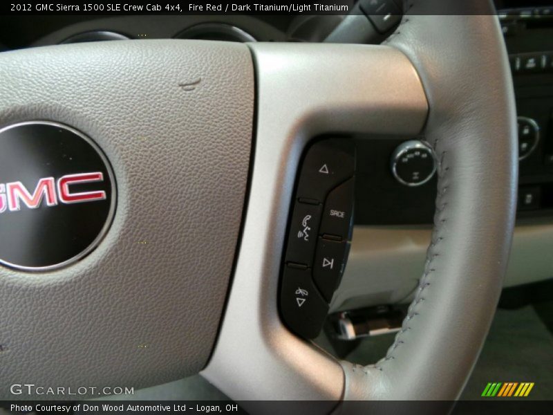 Fire Red / Dark Titanium/Light Titanium 2012 GMC Sierra 1500 SLE Crew Cab 4x4