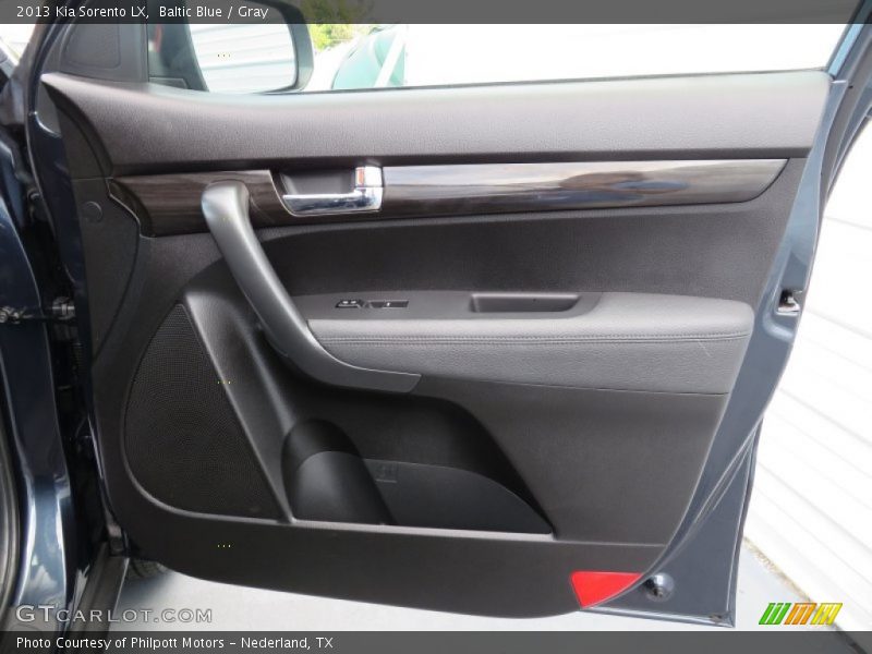 Baltic Blue / Gray 2013 Kia Sorento LX