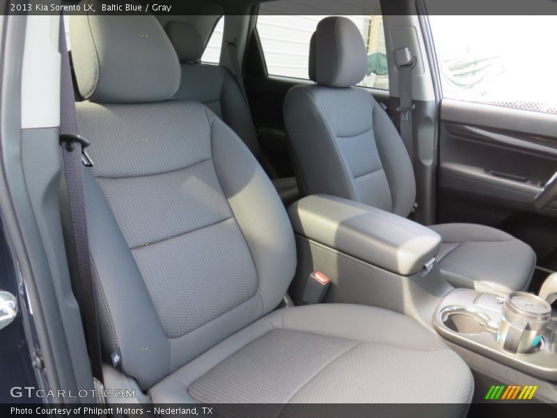 Baltic Blue / Gray 2013 Kia Sorento LX
