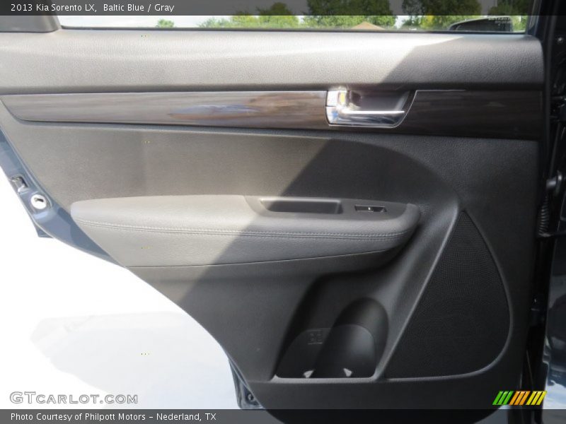 Baltic Blue / Gray 2013 Kia Sorento LX