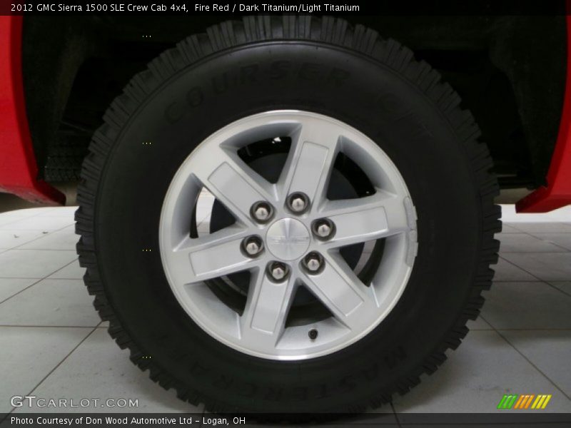 Fire Red / Dark Titanium/Light Titanium 2012 GMC Sierra 1500 SLE Crew Cab 4x4