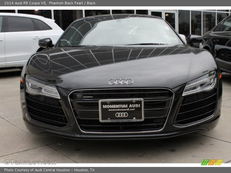 Phantom Black Pearl / Black 2014 Audi R8 Coupe V8