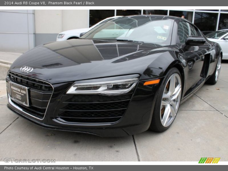 Phantom Black Pearl / Black 2014 Audi R8 Coupe V8