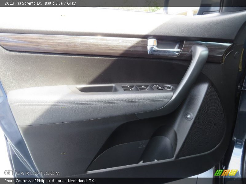 Baltic Blue / Gray 2013 Kia Sorento LX