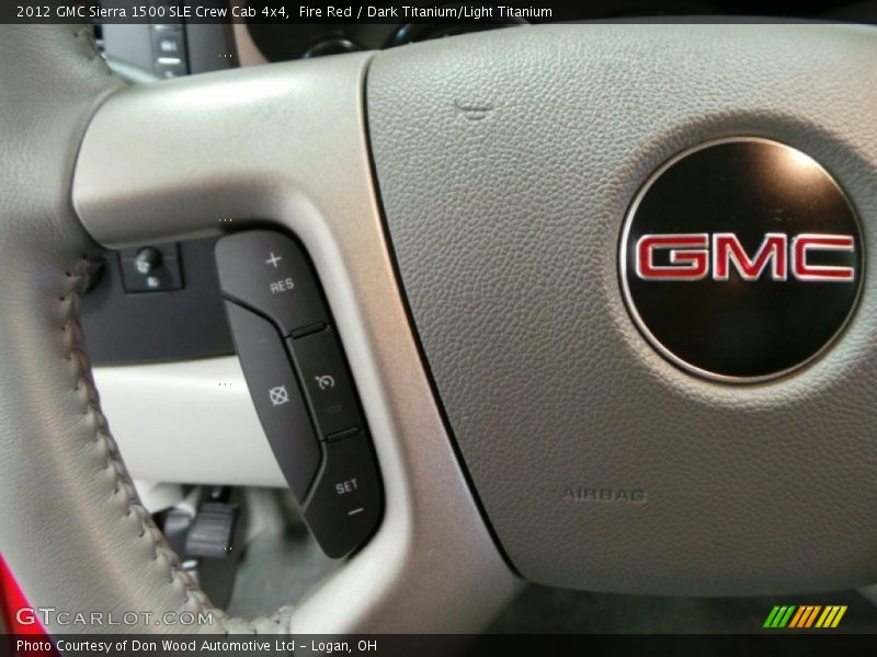 Fire Red / Dark Titanium/Light Titanium 2012 GMC Sierra 1500 SLE Crew Cab 4x4