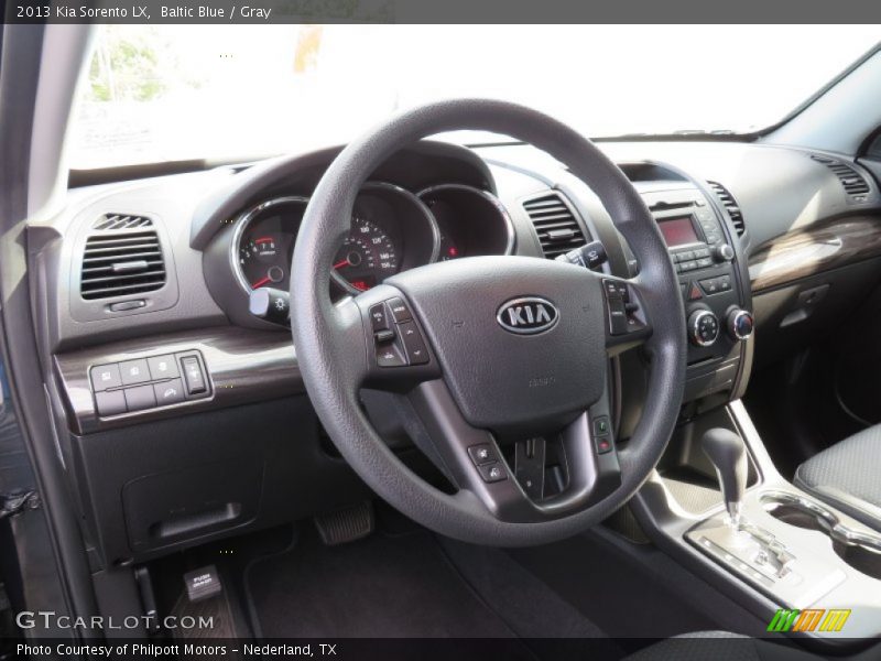 Baltic Blue / Gray 2013 Kia Sorento LX