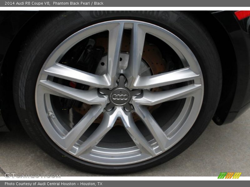 Phantom Black Pearl / Black 2014 Audi R8 Coupe V8
