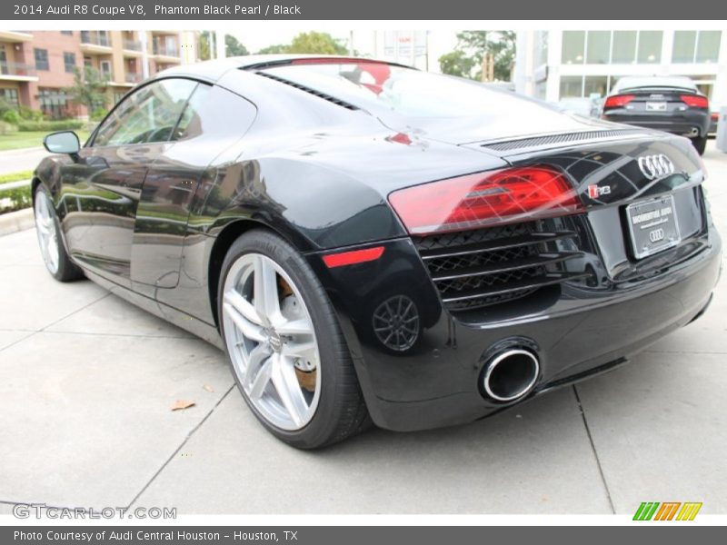 Phantom Black Pearl / Black 2014 Audi R8 Coupe V8