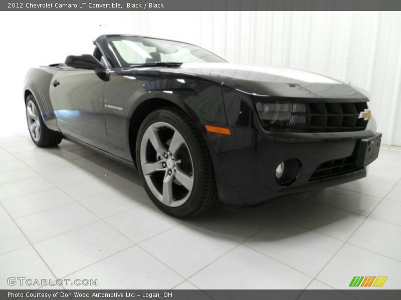 Black / Black 2012 Chevrolet Camaro LT Convertible