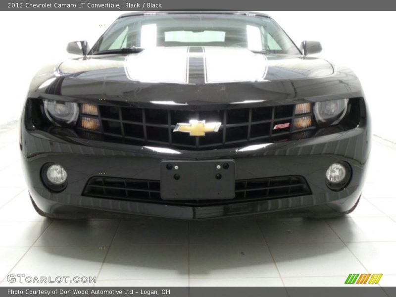 Black / Black 2012 Chevrolet Camaro LT Convertible
