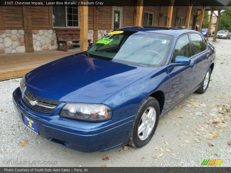 Laser Blue Metallic / Medium Gray 2005 Chevrolet Impala