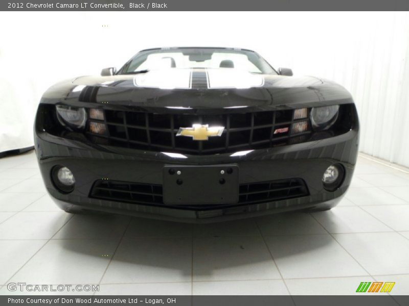 Black / Black 2012 Chevrolet Camaro LT Convertible