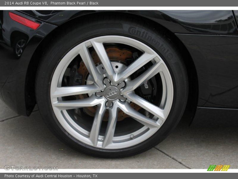 Phantom Black Pearl / Black 2014 Audi R8 Coupe V8