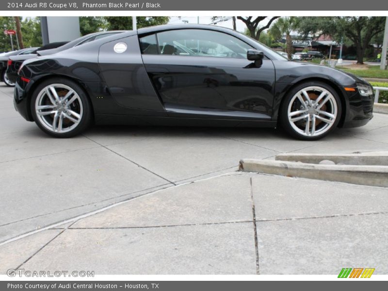 Phantom Black Pearl / Black 2014 Audi R8 Coupe V8