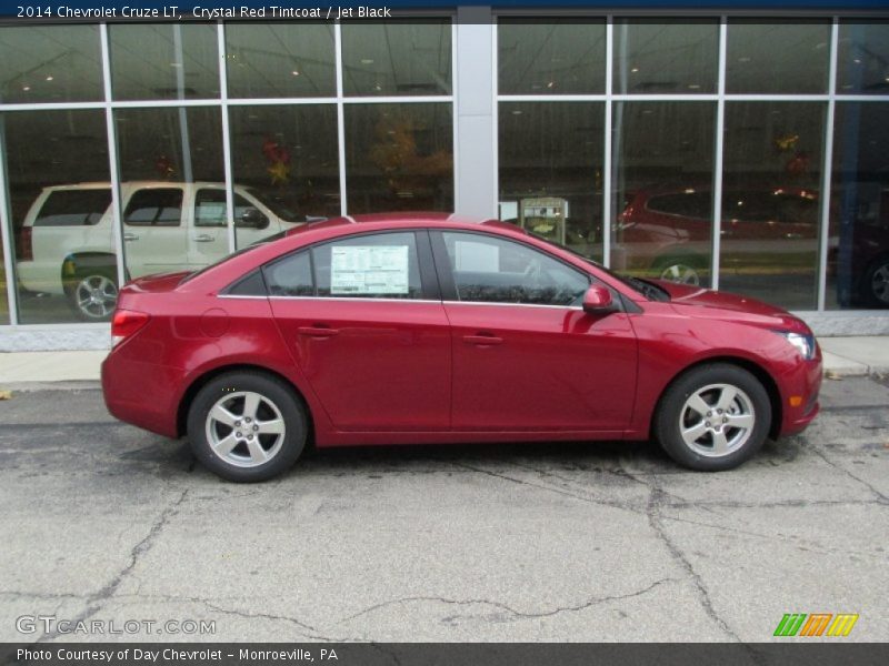Crystal Red Tintcoat / Jet Black 2014 Chevrolet Cruze LT
