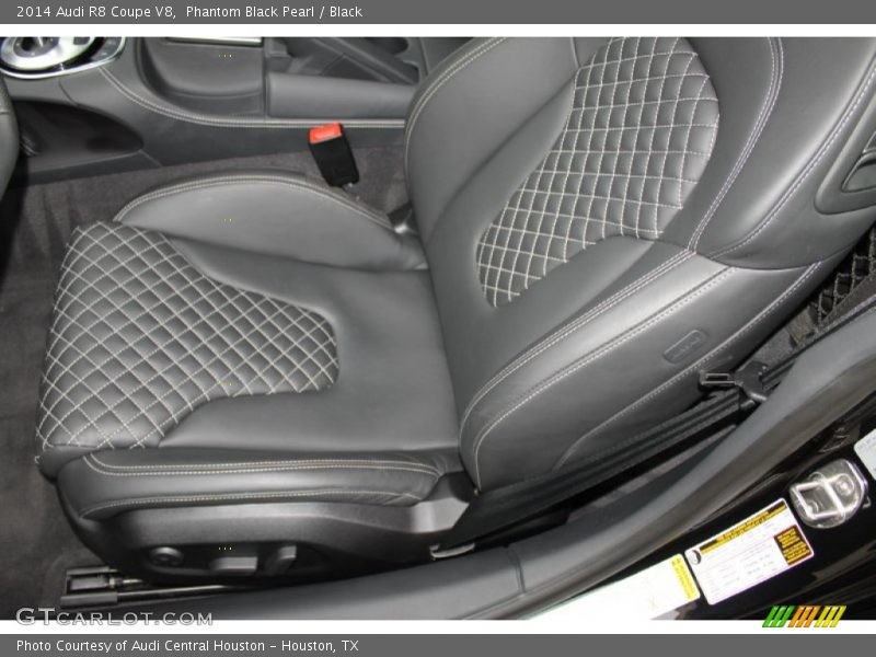Phantom Black Pearl / Black 2014 Audi R8 Coupe V8