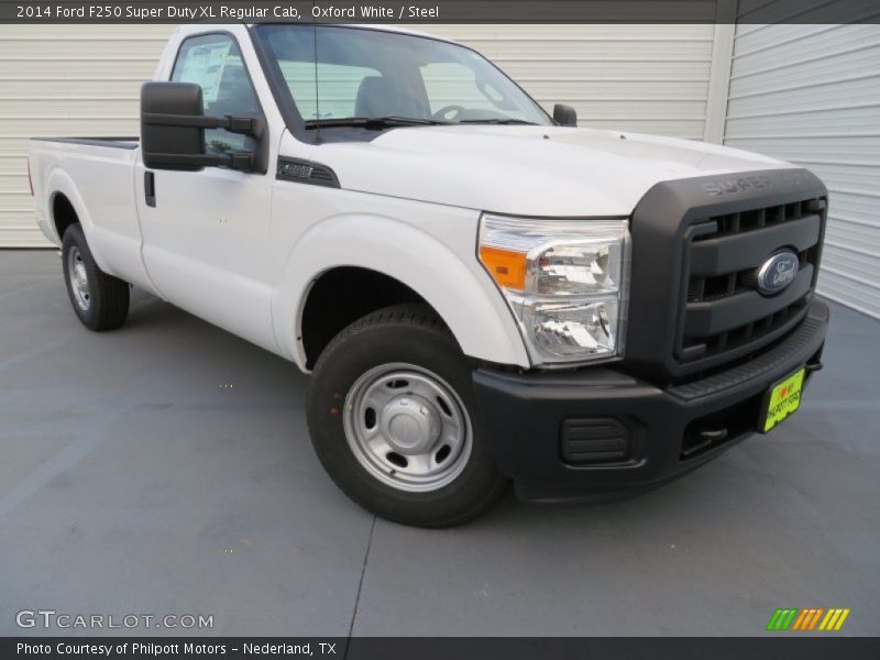 Oxford White / Steel 2014 Ford F250 Super Duty XL Regular Cab