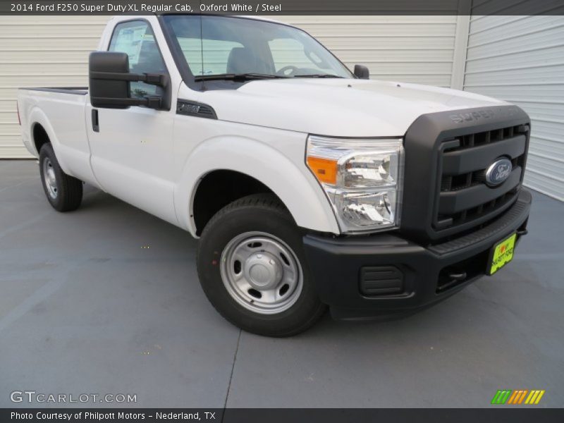Oxford White / Steel 2014 Ford F250 Super Duty XL Regular Cab