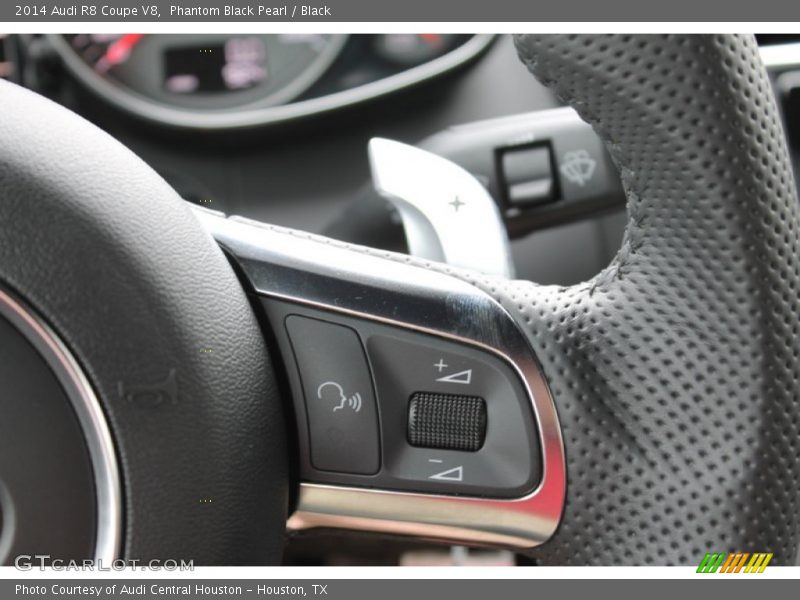 Phantom Black Pearl / Black 2014 Audi R8 Coupe V8