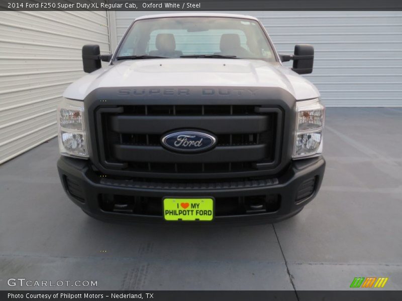Oxford White / Steel 2014 Ford F250 Super Duty XL Regular Cab