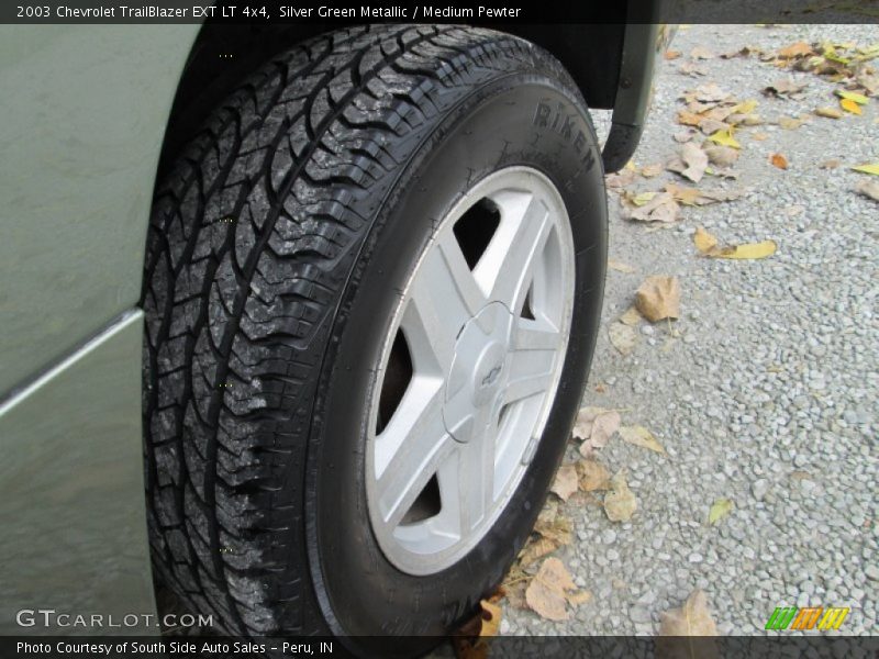 Silver Green Metallic / Medium Pewter 2003 Chevrolet TrailBlazer EXT LT 4x4