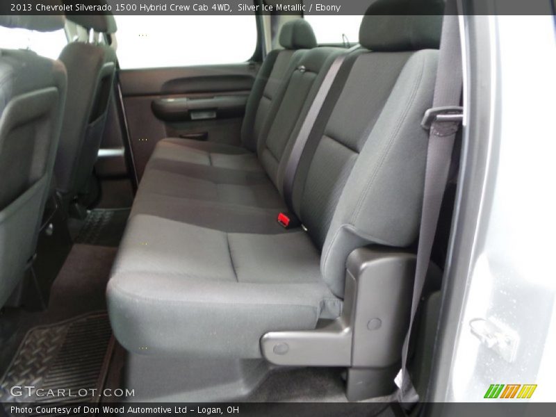 Silver Ice Metallic / Ebony 2013 Chevrolet Silverado 1500 Hybrid Crew Cab 4WD