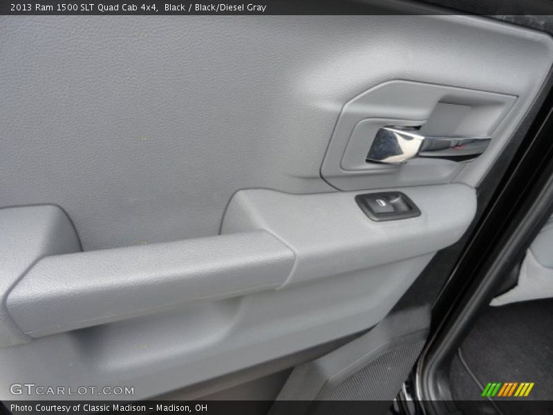 Black / Black/Diesel Gray 2013 Ram 1500 SLT Quad Cab 4x4