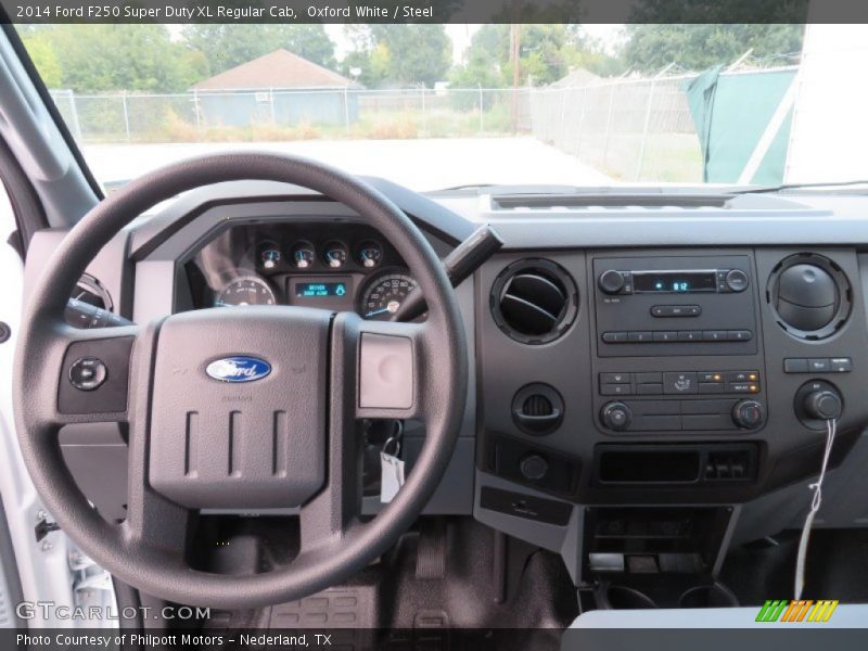 Dashboard of 2014 F250 Super Duty XL Regular Cab