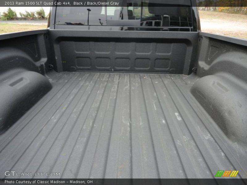 Black / Black/Diesel Gray 2013 Ram 1500 SLT Quad Cab 4x4