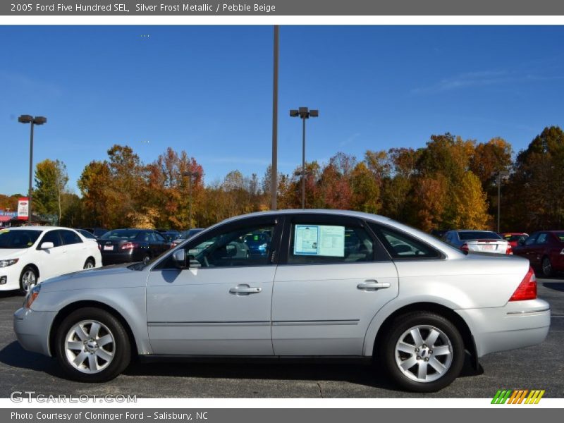 Silver Frost Metallic / Pebble Beige 2005 Ford Five Hundred SEL