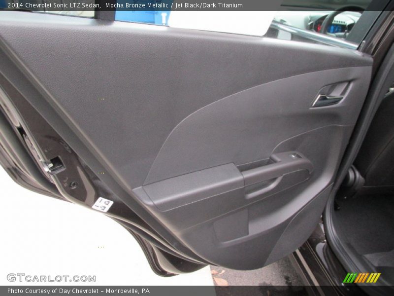 Mocha Bronze Metallic / Jet Black/Dark Titanium 2014 Chevrolet Sonic LTZ Sedan