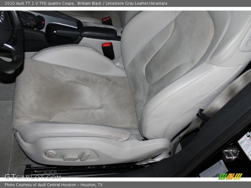 Brilliant Black / Limestone Gray Leather/Alcantara 2010 Audi TT 2.0 TFSI quattro Coupe